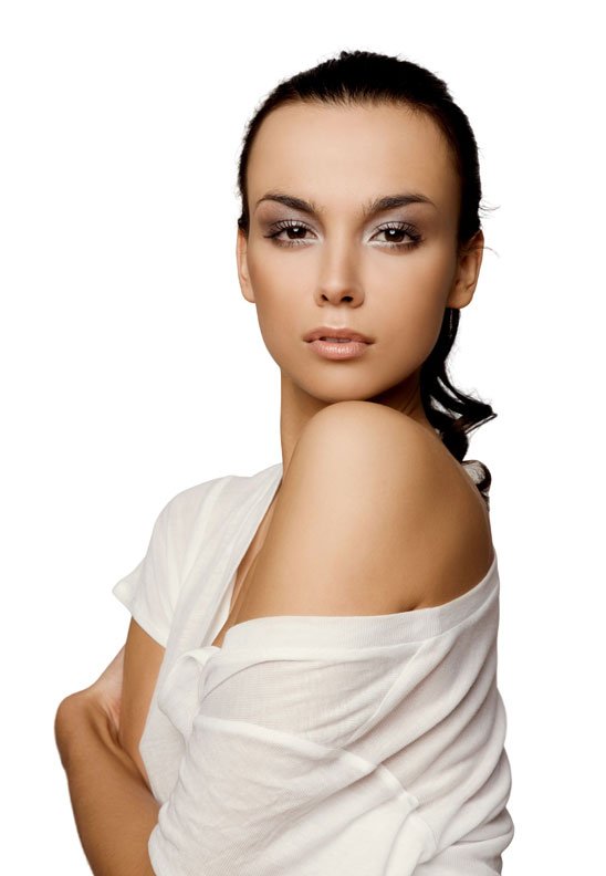 About Woman With White Top